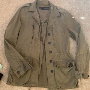 Navy green light Zara jacket